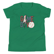 Load image into Gallery viewer, Baseball Lightning Game Day Youth T-shirt