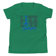 Load image into Gallery viewer, Live Love Swim Youth T-Shirt