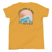 Load image into Gallery viewer, Testing The Water Swim Youth T-shirt