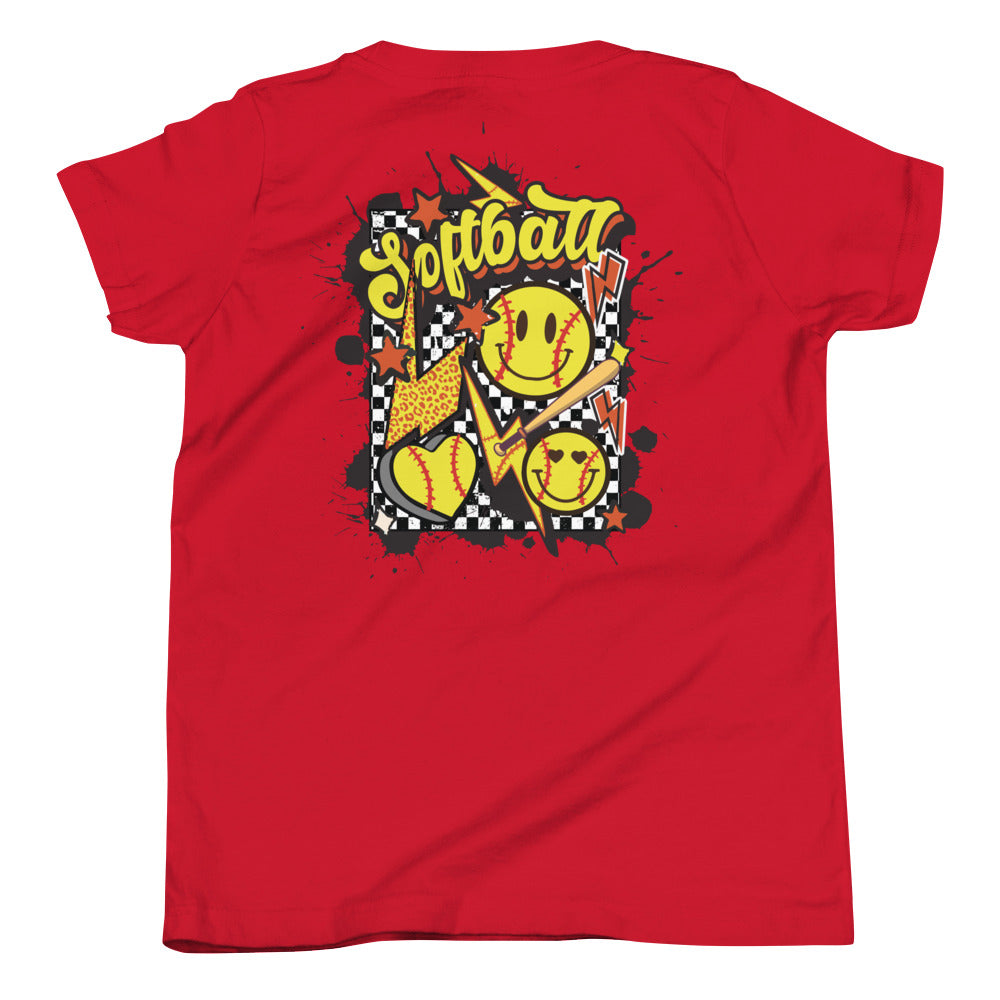 Retro Softball Youth T-shirt