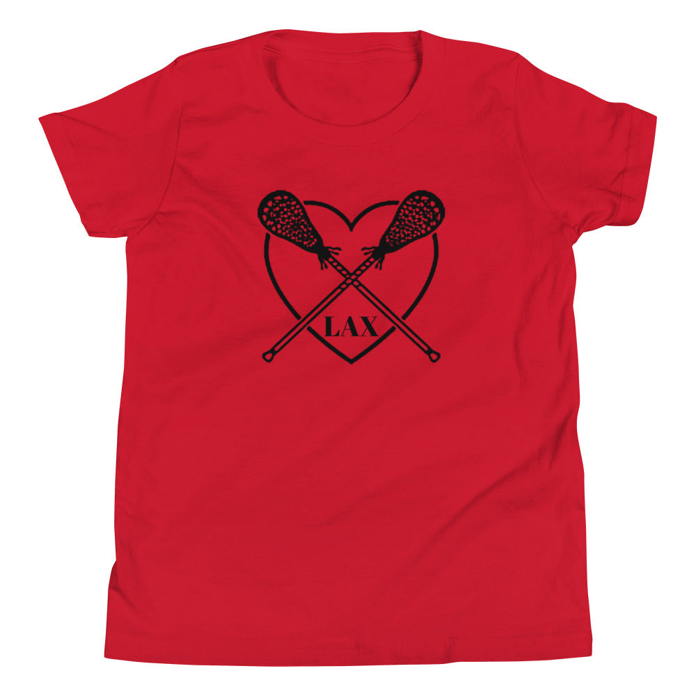 Lacrosse Heart Youth T-shirt