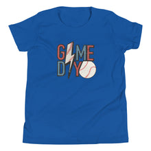 Load image into Gallery viewer, Baseball Lightning Game Day Youth T-shirt