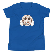 Load image into Gallery viewer, Smiley Face Football Youth T-shirt