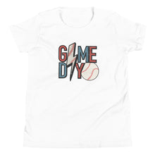 Load image into Gallery viewer, Baseball Lightning Game Day Youth T-shirt