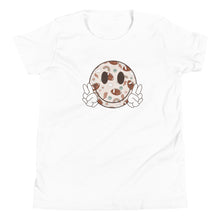 Load image into Gallery viewer, Smiley Face Football Youth T-shirt