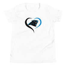 Load image into Gallery viewer, Panthers Heart Youth T-shirt(NFL)