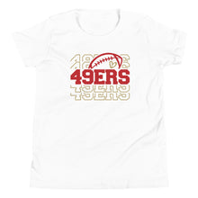 Load image into Gallery viewer, 49ers Stacked Youth T-shirt(NFL)