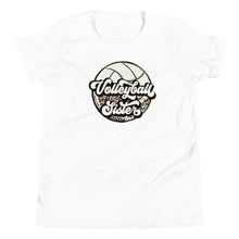 Load image into Gallery viewer, Leopard Volleyball Sister Youth T-shirt