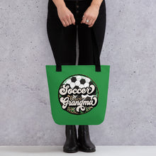 Load image into Gallery viewer, Soccer Grandma Tote Bag