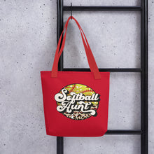 Load image into Gallery viewer, Softball Aunt Tote bag
