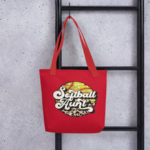 Load image into Gallery viewer, Softball Aunt Tote bag