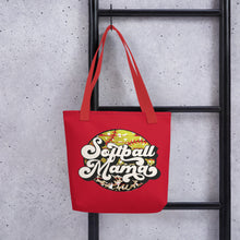 Load image into Gallery viewer, Softball Mama Tote bag