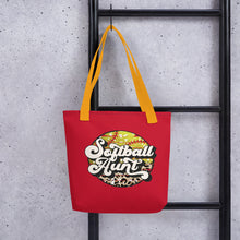 Load image into Gallery viewer, Softball Aunt Tote bag
