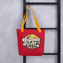 Load image into Gallery viewer, Softball Aunt Tote bag