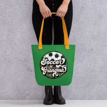 Load image into Gallery viewer, Soccer Grandma Tote Bag
