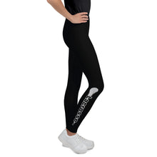 Load image into Gallery viewer, Lacrosse Design Youth Leggings
