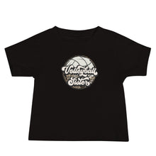 Load image into Gallery viewer, Leopard Volleyball Sister Baby Tee