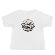 Load image into Gallery viewer, Leopard Volleyball Sister Baby Tee
