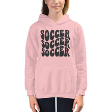 Load image into Gallery viewer, Soccer Wave Youth Hoodie
