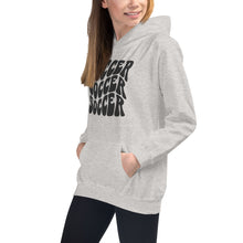 Load image into Gallery viewer, Soccer Wave Youth Hoodie
