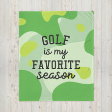 Load image into Gallery viewer, Favorite Season Golf Throw Blanket

