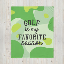 Load image into Gallery viewer, Favorite Season Golf Throw Blanket