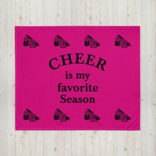 Load image into Gallery viewer, Favorite Season Cheer Throw Blanket