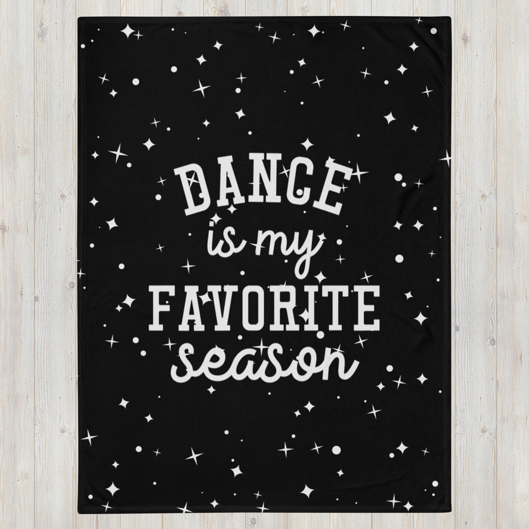 Favorite Season Dance Throw Blanket