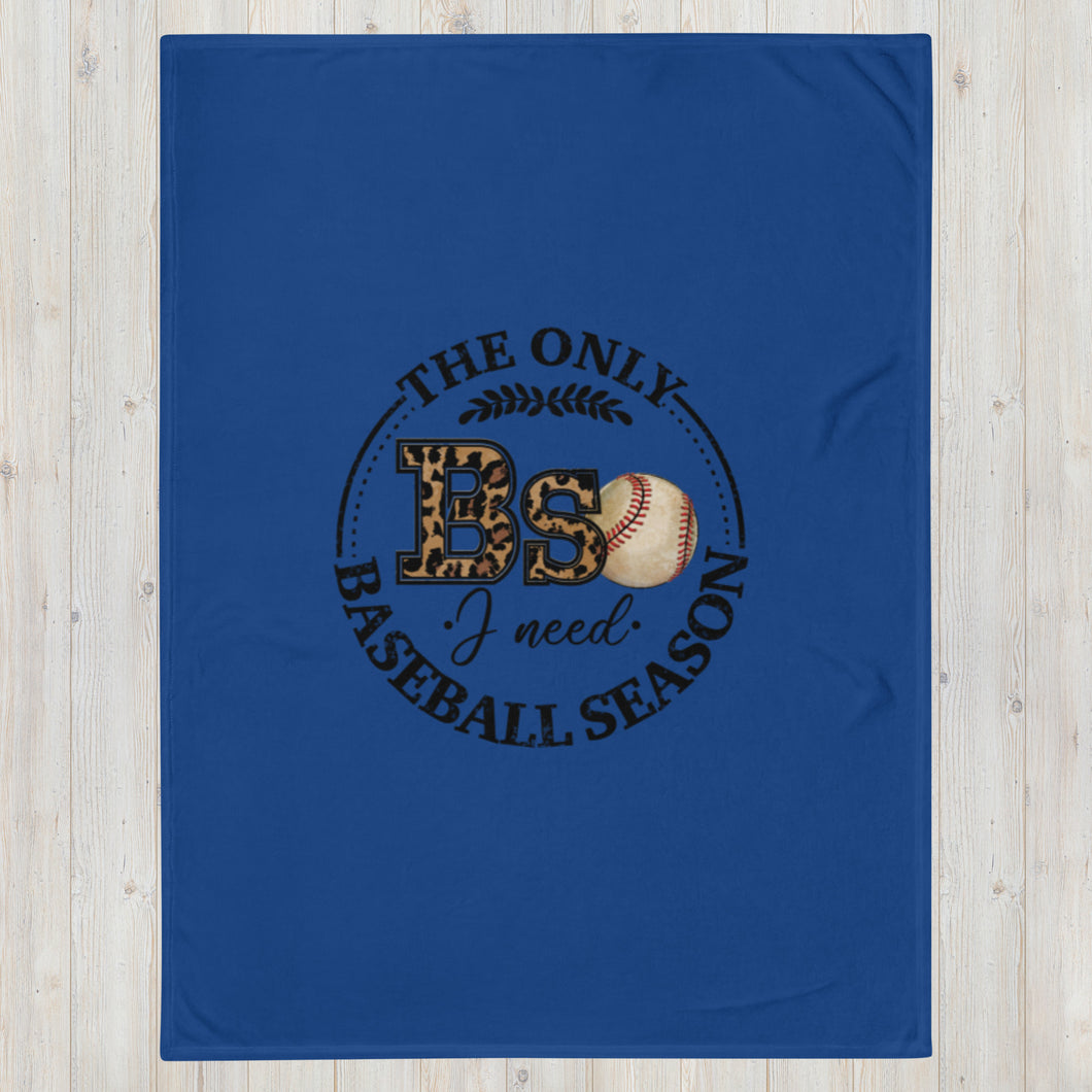 The Only Bs Baseball Throw Blanket