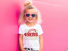 Load image into Gallery viewer, 49ers Stacked Toddler Tee(NFL)
