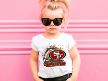 Load image into Gallery viewer, 49ers Splatter Toddler T-shirt(NFL)
