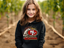 Load image into Gallery viewer, 49ers Splatter Youth Hoodie(NFL)
