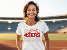 Load image into Gallery viewer, 49ers Stacked T-shirt(NFL)
