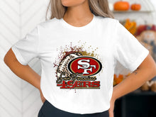 Load image into Gallery viewer, 49ers Splatter T-shirt(NFL)
