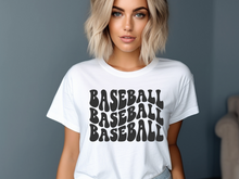 Load image into Gallery viewer, Baseball Wave T-shirt
