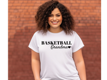 Load image into Gallery viewer, Basketball Grandma Heart T-shirt
