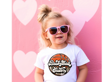 Load image into Gallery viewer, Basketball Sister Toddler Tee
