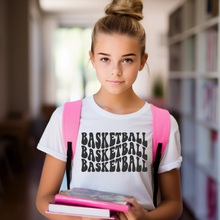 Load image into Gallery viewer, Basketball Wave Youth T-shirt
