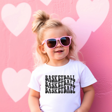 Load image into Gallery viewer, Basketball Wave Toddler Tee
