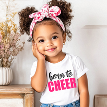 Load image into Gallery viewer, Born To Cheer Toddler Tee
