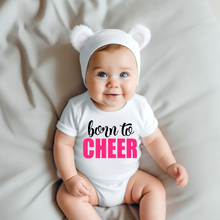 Load image into Gallery viewer, Born To Cheer Baby Onesie
