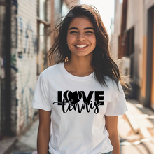 Load image into Gallery viewer, Love Tennis Teen T-shirt
