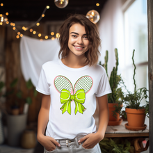 Load image into Gallery viewer, Tennis Bow Teen T-shirt
