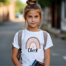 Load image into Gallery viewer, Cheer Rainbow Youth T-shirt
