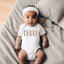 Load image into Gallery viewer, Cheer Leopard Baby Onesie
