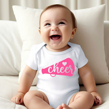 Load image into Gallery viewer, Cheer Megaphone Baby Onesie
