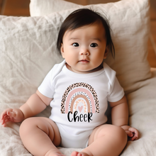 Load image into Gallery viewer, Cheer Rainbow Baby Onesie
