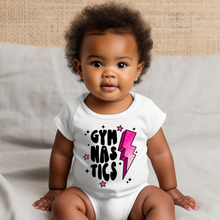 Load image into Gallery viewer, Gymnastics Lightning Baby Onesie

