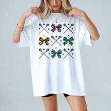 Load image into Gallery viewer, Lacrosse Coquette Teen T-shirt
