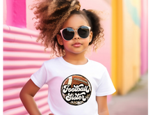 Load image into Gallery viewer, Football Sister Youth T-shirt
